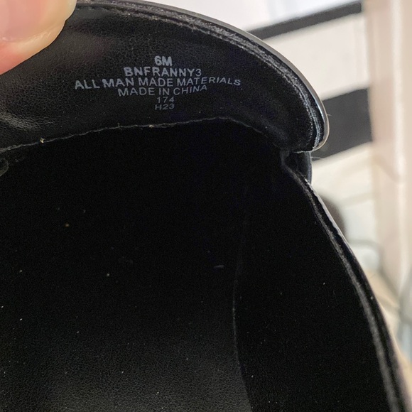 Bandolino | Franny Lug Sole Loafer Faux Patent Leather with Gold Tone hardware - Picture 9 of 11